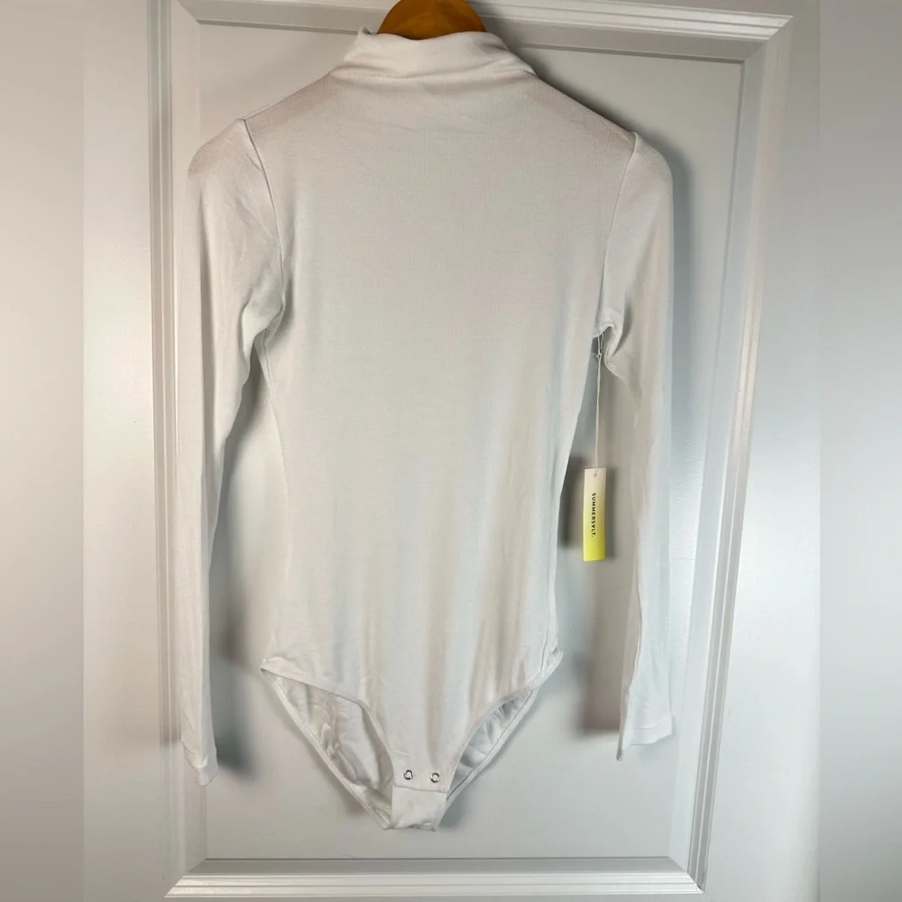 Summersalt White Long Sleeve Bodysuit - Picture 4 of 9
